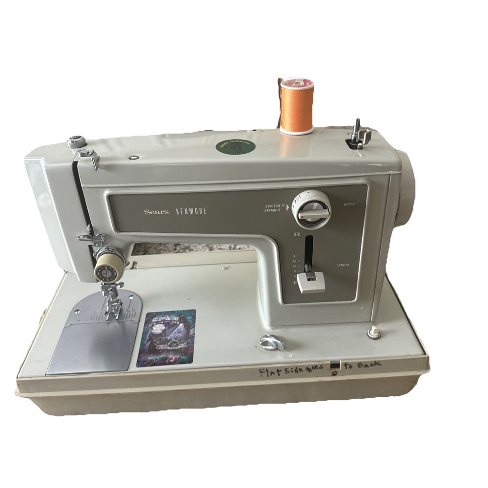 Vintage Sears Kenmore 5186 Sewing Machine w/ Foot Pedal Grannycore Well made